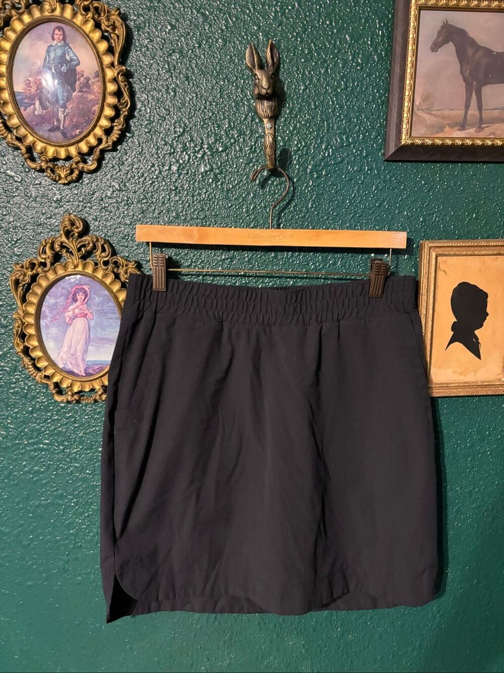 Duluth Trading Co. Black Skort Size 8